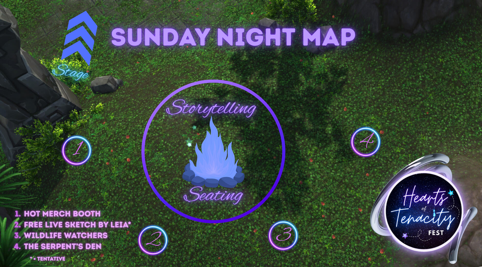 Sunday Night Map